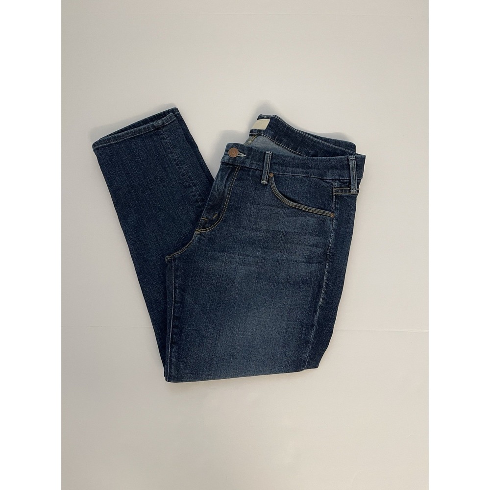 MOTHER The Looker Crop Women's Jeans Flowers From Storm Size 31